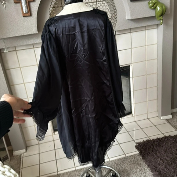 Cacique Black intimate nightie chemise size large - Picture 4 of 9